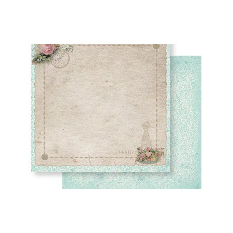 Oboustranný Papír Na Scrapbook Tres Chic (1ks) Č.11 Studio Light 30 x 30 Vintage Papíry Listy Potiskem Scrapbooking