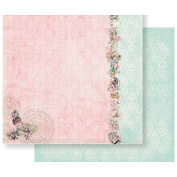 Oboustranný Papír Na Scrapbook Trés Chic (1ks) Č.07 Studio Light 30 x 30 Ornamenty Papíry Listy Potiskem Scrapbooking