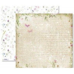 Oboustranný Papír Na Scrapbook Beautiful Flowers (1ks) Č.02 Studio Light 30 x 30 Příroda Papíry Listy Potiskem Scrapbooking