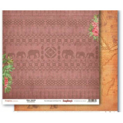 Oboustranný Papír Na Scrapbook Scrapberry´s (1ks) New World Scrapberrys 30 x 30 Zvířata Papíry Listy Potiskem Scrapbooking