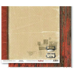 Oboustranný Papír Na Scrapbook Scrapberry´s (1ks) Moments Scrapberrys 30 x 30 Ornamenty Papíry Listy Potiskem Scrapbooking