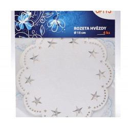 Papírové Výřezy Rozeta Hvězdy (4ks), Optys Dekorace Ozdoby Scrapbooking