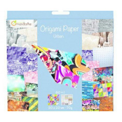 Papíry Na Origami 20x20cm (60ks) Městský Život Avenue Mandarine Technika Scrapbooking