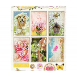 Papírové Výseky A4 3d Celebrate Spring Č.555 Studio Light Dekorační Výřezy Papíry Potiskem Scrapbooking