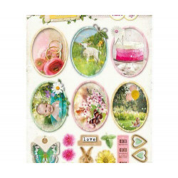 Papírové Výseky A4 3d Celebrate Spring Č.557 Studio Light Dekorační Výřezy Papíry Potiskem Scrapbooking