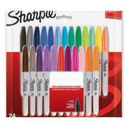 Permanentní Popisovače Sharpie Fine Sada (24ks), Sharpie Fixy Výtvarné Potřeby