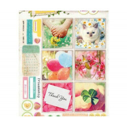 Papírové Výseky A4 3d Celebrate Spring Č.561 Studio Light Dekorační Výřezy Papíry Potiskem Scrapbooking