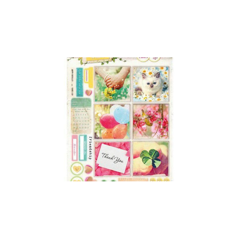 Papírové Výseky A4 3d Celebrate Spring Č.561 Studio Light Dekorační Výřezy Papíry Potiskem Scrapbooking