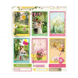 Papírové Výseky A4 Celebrate Spring Č.553 Studio Light Dekorační Výřezy Papíry Potiskem Scrapbooking