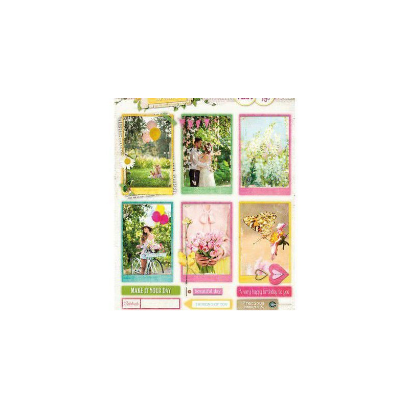 Papírové Výseky A4 Celebrate Spring Č.553 Studio Light Dekorační Výřezy Papíry Potiskem Scrapbooking