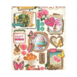 Papírové Výseky A4 Celebrate Spring Č.563 Studio Light Dekorační Výřezy Papíry Potiskem Scrapbooking