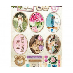 Papírové Výseky A4 Home & Hapiness Č.544 Studio Light Dekorační Výřezy Papíry Potiskem Scrapbooking