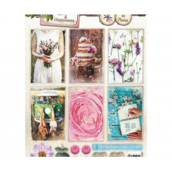 Papírové Výseky A4 Home & Hapiness Č.542 Studio Light Dekorační Výřezy Papíry Potiskem Scrapbooking