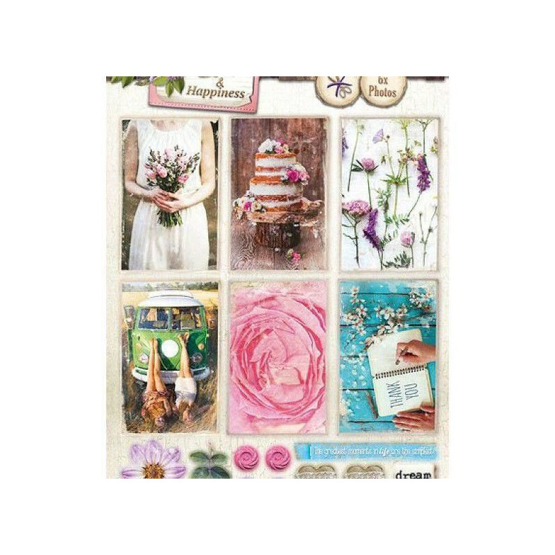 Papírové Výseky A4 Home & Hapiness Č.542 Studio Light Dekorační Výřezy Papíry Potiskem Scrapbooking