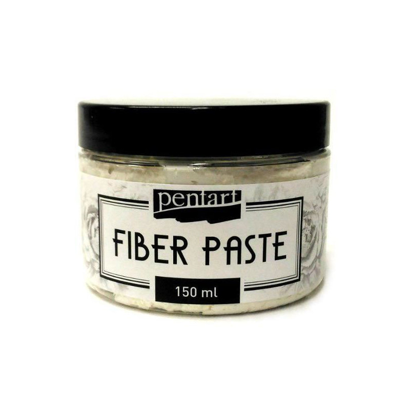 Pasta Strukturovací S Vlákny Fiber Paste Bílá Matná 150ml Pentart Gesso Pasty Barvy Speciální, Hobby Barvy Decoupage