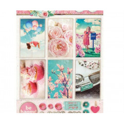 Papírové Výseky A4 Sweet Romance Č.1361 Studio Light Papíry Obrázky Potiskem Scrapbooking