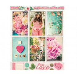 Papírové Výseky A4 Sweet Romance Č.1365 Studio Light Papíry Obrázky Potiskem Scrapbooking