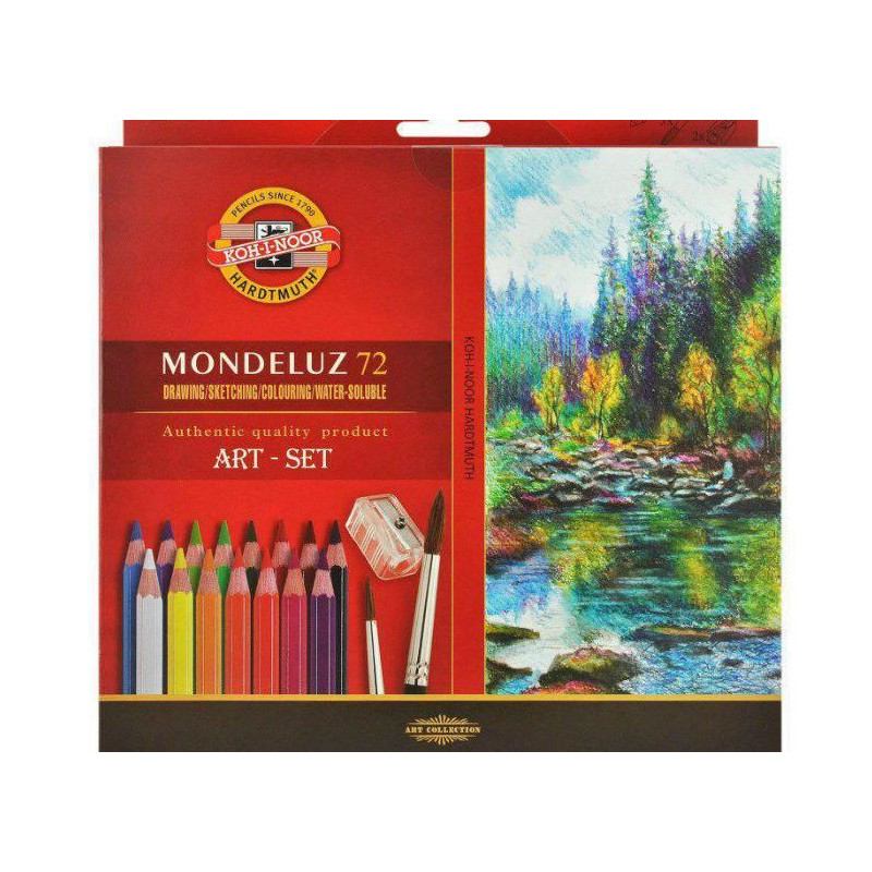 Pastelky Akvarelové Mondeluz Art-set (72ks), Koh-i-noor Hardtmuth Výtvarné Potřeby