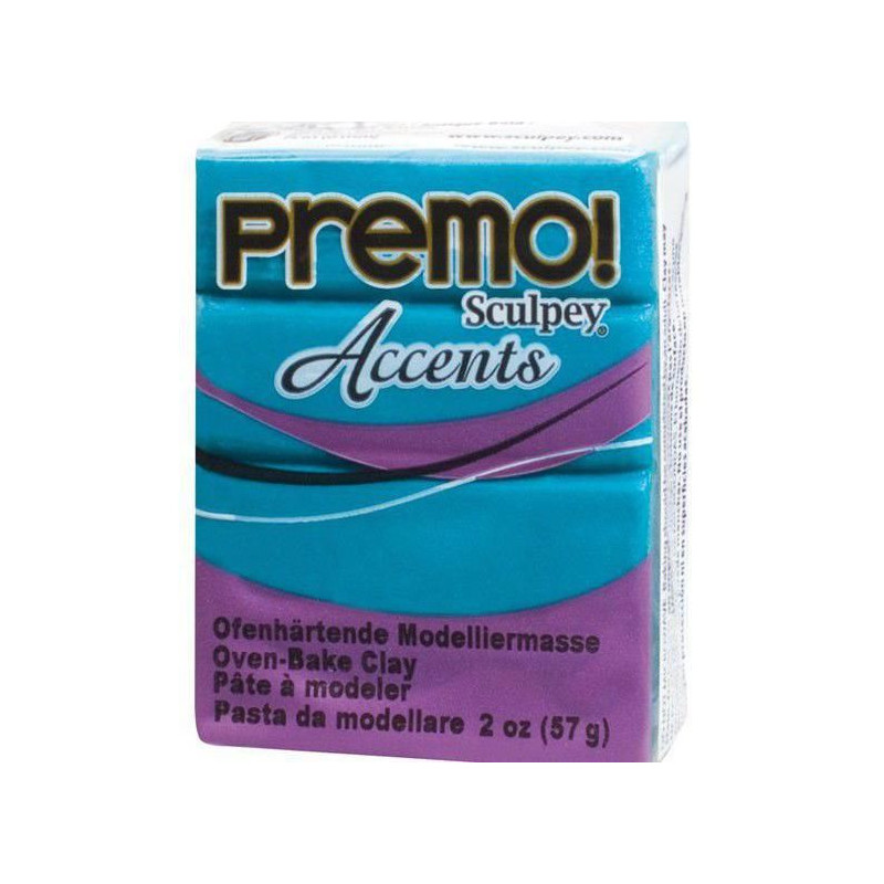 Premo Accents 57g Perleťová Tyrkysová, Sculpey FIMO Výroba Šperků