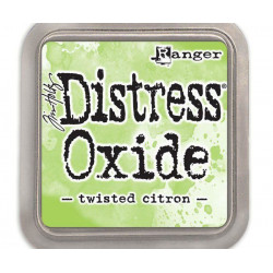 Polštářek Distress Oxide Twisted Citron Ranger Polštářky 5x5cm Inkousty Scrapbooking Papír