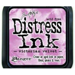 Polštářek Distress Ink Victorian Velvet Ranger Polštářky 5x5cm Inkousty Scrapbooking Papír