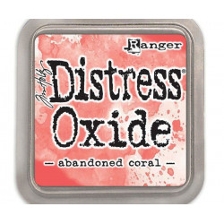 Polštářek Distress Oxide Abandoned Coral Ranger Polštářky 5x5cm Inkousty Scrapbooking Papír