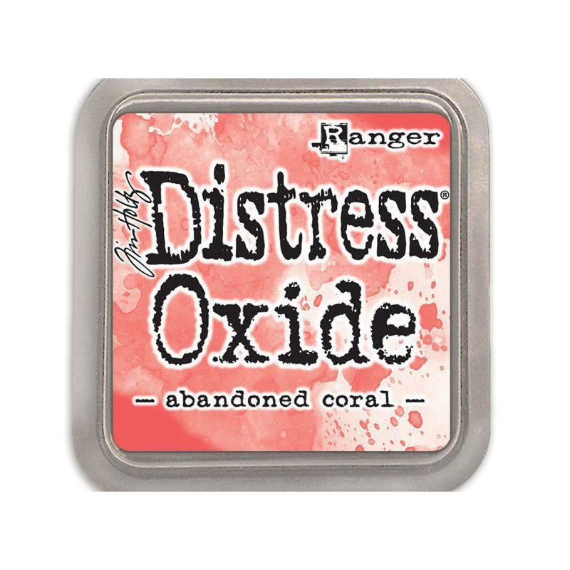 Polštářek Distress Oxide Abandoned Coral Ranger Polštářky 5x5cm Inkousty Scrapbooking Papír