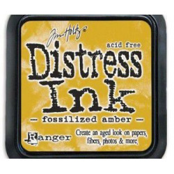 Polštářek Distress Ink Fossilized Amber Ranger Polštářky 5x5cm Inkousty Scrapbooking Papír