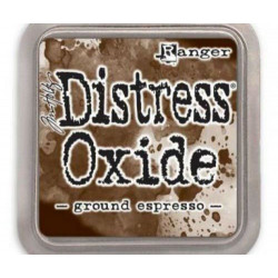 Polštářek Distress Oxide Ground Espresso Ranger Polštářky 5x5cm Inkousty Scrapbooking Papír