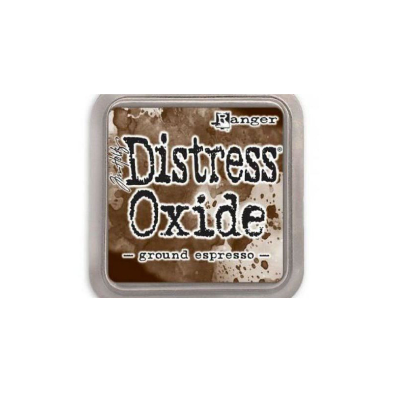 Polštářek Distress Oxide Ground Espresso Ranger Polštářky 5x5cm Inkousty Scrapbooking Papír