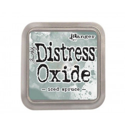 Polštářek Distress Oxide Iced Spruce Ranger Polštářky 5x5cm Inkousty Scrapbooking Papír