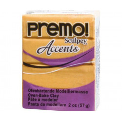 Premo Accents 57g Metalická Zlatá, Sculpey FIMO Výroba Šperků