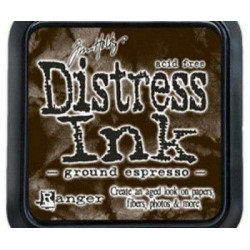 Polštářek Distress Ink Ground Espresso Ranger Polštářky 5x5cm Inkousty Scrapbooking Papír