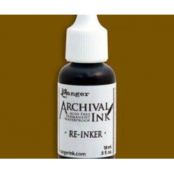 Archival Náplň 18ml - Coffee Ranger Inkousty Permanentní, Polštářky Scrapbooking Papír