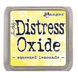 Polštářek Distress Oxide Squeezed Lemonade Ranger Polštářky 5x5cm Inkousty Scrapbooking Papír