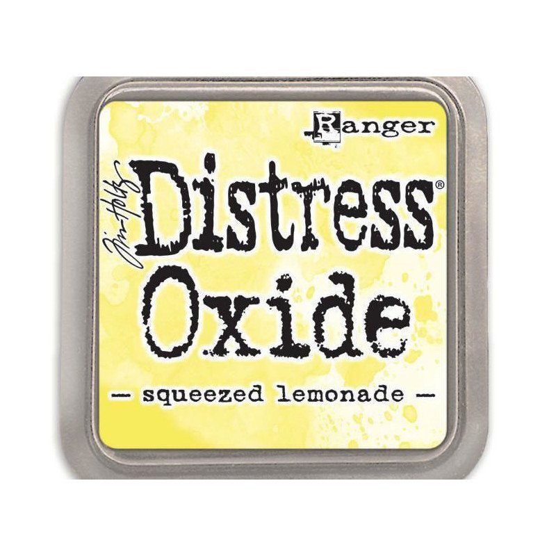 Polštářek Distress Oxide Squeezed Lemonade Ranger Polštářky 5x5cm Inkousty Scrapbooking Papír