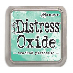 Polštářek Distress Oxide Cracked Pistachio Ranger Polštářky 5x5cm Inkousty Scrapbooking Papír