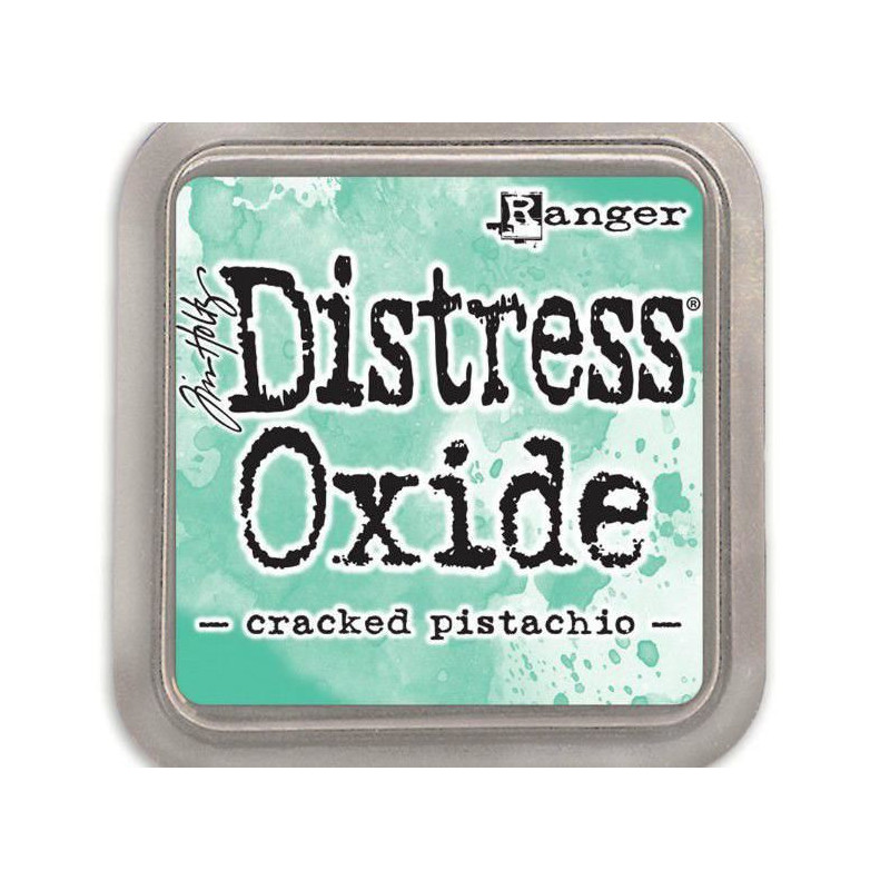 Polštářek Distress Oxide Cracked Pistachio Ranger Polštářky 5x5cm Inkousty Scrapbooking Papír