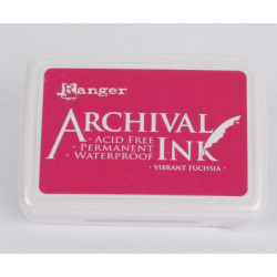 Polštářek Archival Růžový Vibrant Fuchsia Ranger Inkousty Permanentní, Polštářky Scrapbooking Papír