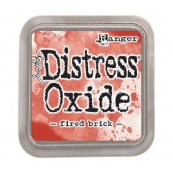 Polštářek Distress Oxide Fired Brick Ranger Polštářky 5x5cm Inkousty Scrapbooking Papír