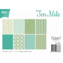 Sada Oboustranných Papírů A4 Jen Mile (12ks), Joy Crafts Papíry V Sadě, Potiskem Scrapbooking