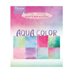 Sada Papírů A5 Aqua Color (32ks), Marianne Design Papíry Potiskem Scrapbooking