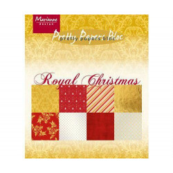 Sada Papírů A5 Royal Christmas (32ks), Marianne Design Vánoční Papíry Vánoce Scrapbooking