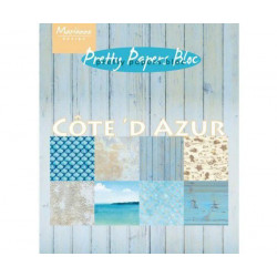 Sada Papírů A5 Côte´d Azur (32ks), Marianne Design Papíry Potiskem Scrapbooking