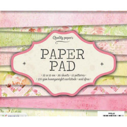 Sada Papírů 15x15cm (36ks) Č.45 Studio Light Papíry Potiskem Scrapbooking