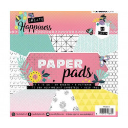 Sada Papírů 15x15cm (36ks) Č.111 Create Happiness Studio Light Papíry Potiskem Scrapbooking