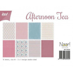 Sada Papírů A4 Afternoon Tea (12ks), Joy Crafts Papíry V Sadě, Potiskem Scrapbooking