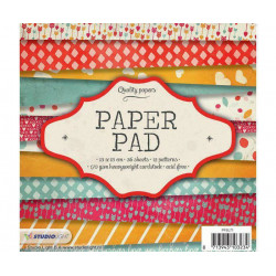 Sada Papírů 15x15cm (36ks) Č.71 Studio Light Papíry Potiskem Scrapbooking