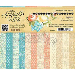 Sada Oboustranných Papírů 15x15 Cm (36ks) Precious Memories Graphic 45 Papíry Potiskem Scrapbooking