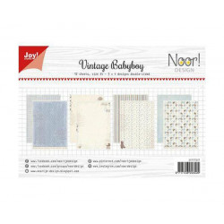 Sada Oboustranných Papírů A4 Vintage Babyboy Joy Crafts Papíry Sadě, Potiskem Scrapbooking